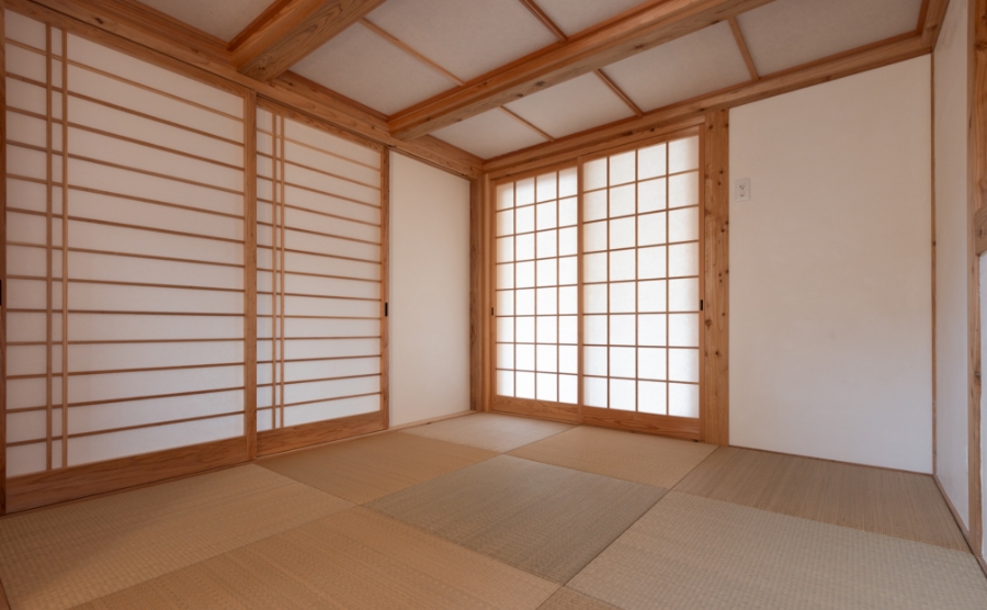 ゴロゴロできる、空気までやさしい和室
